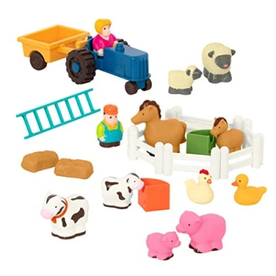 Imagen de Battat Farm Animals and Accessory Playset