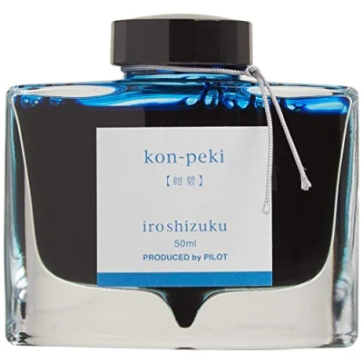 Imagen de Pilot Iroshizuku 69212 Kon Peki Tinta estilográfica (azul turquesa) 50 ml claro)