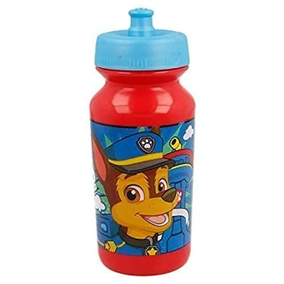 Imagen de ALMACENESADAN 3164; Botella sport pus up Patrulla; capacidad 340 ml; producto de plástico reutilizable; libre BPA.