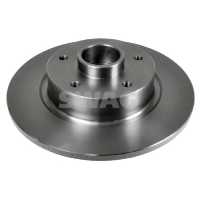 Imagen de SWAG 60 93 8305 Disco de freno Eje trasero 274 11 5 114 macizo aceitado con cubierta grasa, anillo sensor ABS RENAULT: SCENIC 3, GRAND 3