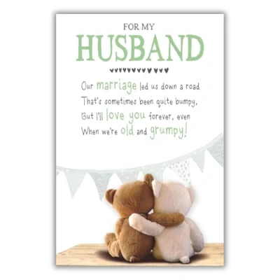 Imagen de Tarjetas de felicitación gruñón para marido, tarjeta cumpleaños marido viejo y gruñón,