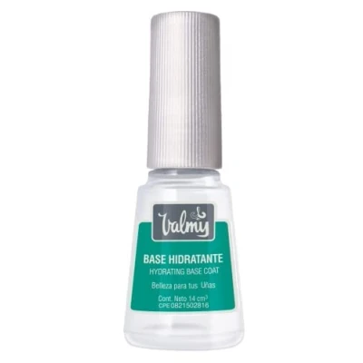 Imagen de Valmy Base Hidratante para Uñas con Keratina y Vitamina E, Tratamiento de Esmalte Protector Fortalecedor 14 ml