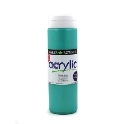 Imagen de Daler Rowney Graduate Pintura acrílica (500 ml), color verde metálico