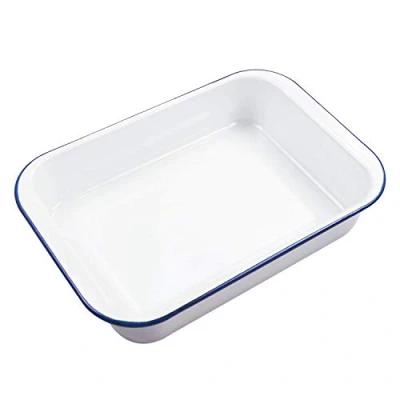 Imagen de bandejas Altas para horno Fuente rectangular Cacerolas 35,5 cm x 22,8