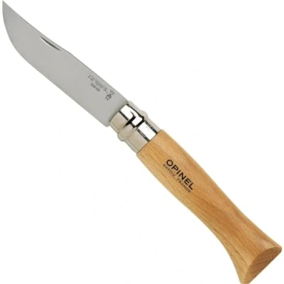 Imagen de Opinel O001083 Navaja con Hoja de Acero Inoxidable, Unisex, Beige, 9 cm