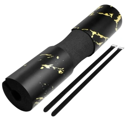 Imagen de AiQInu Almohadilla Barra Gimnasio, Protector Barbell Squat Pad, Sentadillas, Cuello y Hombros para Sentadillas
