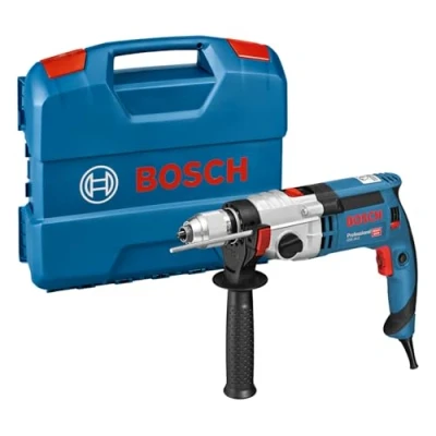 Imagen de Bosch Professional GSB 24 2 Taladro percutor (1100 W, velocidades, 3000 rpm, Ø max perforación hormigón 22 mm, en maletín)