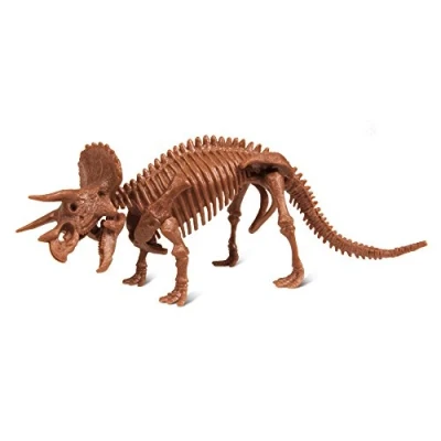 Imagen de Geoworld Hunters Dino Dig Excavation Kit Triceratops 12 pieces Uncle Milton Scientific Educational Toy de Excavacion con Dr. Steve, color (90891032)