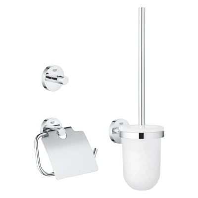 Imagen de Grohe Essentials Conjunto de accesorios baño 3 en 1, color cromo (Ref.40407001)