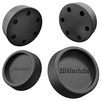 Imagen de Hinrichs Juego de 4 Patas Antivibracion Lavadora Gomas para Lavadoras Soporte Tacos Antideslizantes AEG Bosch Siemens Privileg