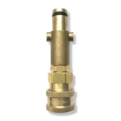 Imagen de Conector de acoplamiento rápido M&amp;M Smartek, adaptador bayoneta 1/4 pulgada para lanza espuma, limpiador coches con boquilla espuma alta presión (Para Nilfisk Gerni #2)