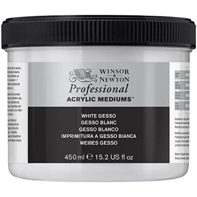Imagen de Winsor &amp; Newton Yeso acrílico (474 ml), color blanco