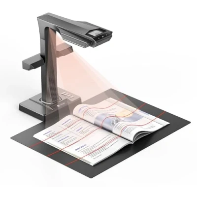 Imagen de CZUR ET18 Pro Escáner de Libros y Documentos, Escaner HD 18 MP, Capacidad OCR Inteligente, Soporta más 180 Idiomas, Tamaño Máximo Captura A3, Compatible con MacOS Windows