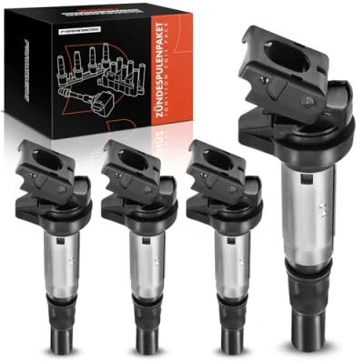 Imagen de Frankberg 4 bobinas de encendido compatibles con 1er 3er M i n Berlingo C3 C4 C5 DS3 DS4 DS5 2008 5008 207 208 308 508 Partner RCZ 1.4L 1.6L gasolina 2006 hasta hoy 12137575010