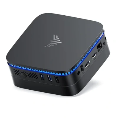 Imagen de NiPoGi Mini PC Intel Alder Lake N100 (hasta 3,4 GHz) 12 GB LPDDR5 4800 MHz/256 M.2 SSD,Ordenador de sobremesa, Torre 4K@60HZ HD Dual Display,WiFi 2.4G/5G, RJ45,BT4.2,VESA Compatible