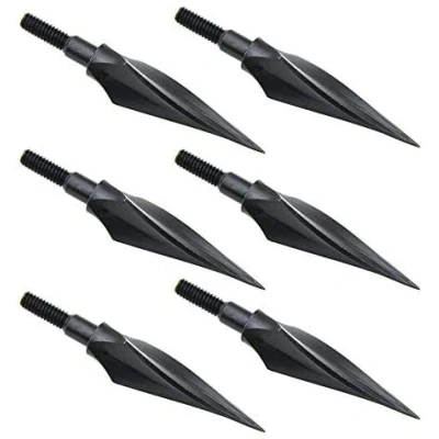 Imagen de Namvo 6pcs Broadheads Pfeilspitzen Carbon Stahl Metall Jagd Ziel traditionelle Bogenschie? En 148 Getreide Schie? Sport Compound Recurve Outdoor Bogen