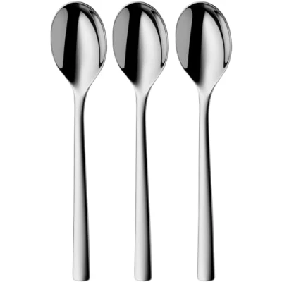 Imagen de Silit Trend Juego de 3 cucharas cocina 21,2 cm, acero inoxidable pulido, resistentes a los arañazos, aptas para lavavajillas, duraderas