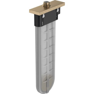 Imagen de Hansgrohe sBox Juego de Acabado Cuadrado, Color: Bronce Cepillado 28010140