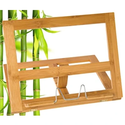 Imagen de Wedo 2113107 Soporte de libro bambú, marrón