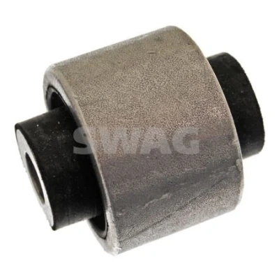 Imagen de SWAG 40 92 4221 Silentblock Brazo de Suspension Eje trasero izquierda, posterior, trasero, derecha 32, 52 caucho Rodamiento metal