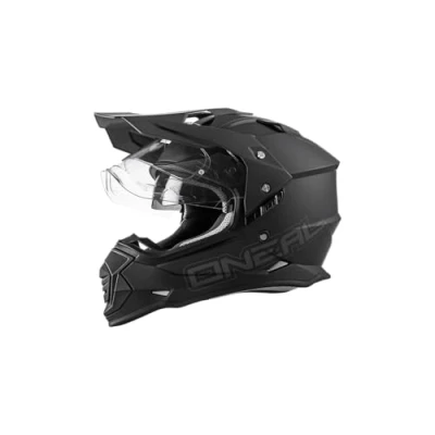 Imagen de O&#039;NEAL Casco de Moto Motocicleta Enduro Aberturas ventilación para un máximo Flujo Aire y refrigeración, Carcasa ABS Sierra Flat V.23 Adulto Negro Talla S
