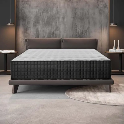 Imagen de Naturalex Colchón Viscoelástico Titanium 180x200 cm Altura 30 Espuma HR con firmeza adaptativa Altamente Transpirable, Hipoalergénico, Flexible, Ergonómico Sistema Blue Látex