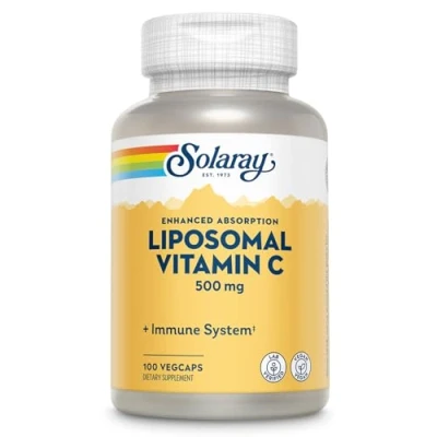 Imagen de Liposomal Vitamina C 500 Mg Solaray 100 cápsulas