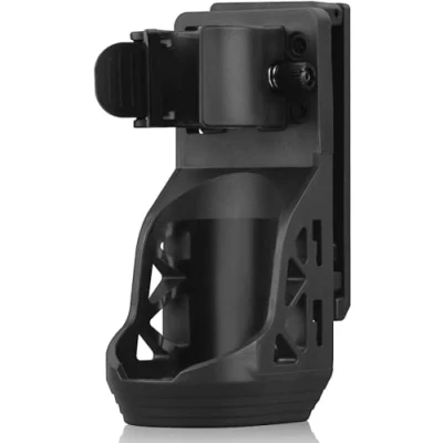 Imagen de ULTRAFIRE W66 Funda táctica para linterna, soporte giratorio cinturón, con sistema de cierre lateral palanca, linternas 0,9 a 1,2 pulgadas diámetro