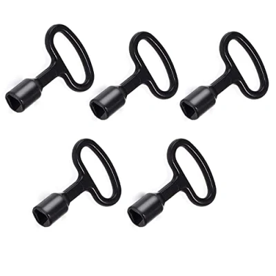 Imagen de 5Pcs Llaves Triangular, de Ascensor, Caja Medidor, Triangular Metal, Universal para Contador Electricidad, Agua, Gas
