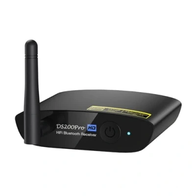 Imagen de 1Mii Receptor Bluetooth 5.3 HiFi para Estéreo, Adaptador Audio DAC de Audiófilo, Hi Res, AptX HD y LDAC, Salida RCA/Opt Home Cinema, AV o Amplificador DS200Pro