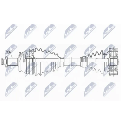 Imagen de Semi eje NTY NPW VW 191