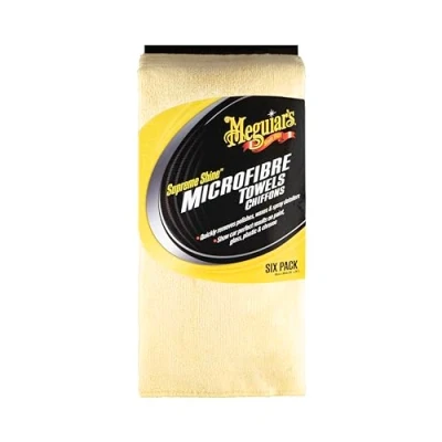 Imagen de Meguiar&#039;s X2035EU Toallas de Microfibra, Pack 6, Amarillo