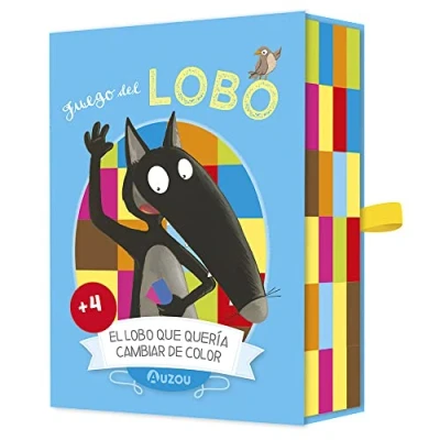 Imagen de Auzou Juego de Cartas Lobo Que quería Cambiar Color, Multicolor (XOU9509091)