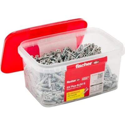 Imagen de Fischer 570209 Tacos SX Plus 6 x 30, Gris, 6x30