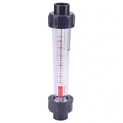 Imagen de Medidor De Flujo Rotómetro Tipo Tubo Plástico Lzs 15 25 250L / H Líquido Agua Instantáneo Dn15 1/2&quot;