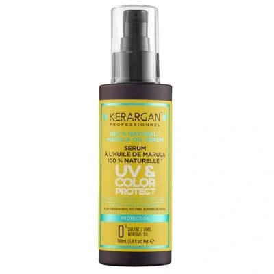 Imagen de Kerargan Suero Capilar UV &amp; Color con Marula para Cabello Seco/Teñido Anti Frizz, Alisa, Hidrata Sin Sulfatos, OMG, Aceite Mineral 100ml