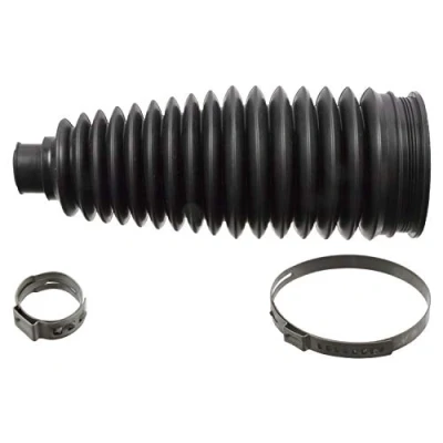 Imagen de FEBI BILSTEIN 102073 Juego de fuelle, dirección Termoplástico Eje delantero, izquierda, derecha con abrazaderas norauto, oscaro, mister