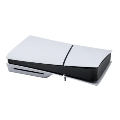 Imagen de Mcbazel Middle Sticker para ps5 Slim Digital/Disc Console, Adhesivo de Piel Matt Black