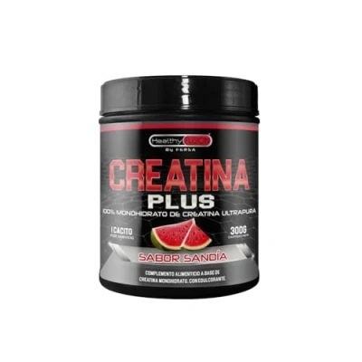 Imagen de Healthy Fusion Creatina Monohidrato en polvo 100% Pura sin añadidos Favorece el crecimiento muscular y aumenta rendimiento físico Alta solubilidad 300 g Sabor Sandía
