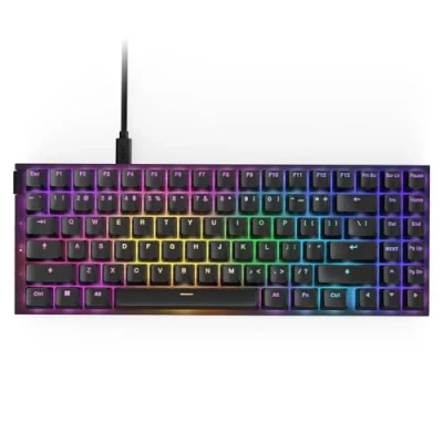 Imagen de NZXT Function 2 MiniTKL Teclado óptico compacto para juegos sin tornillos Tasa de sondeo8K Interruptores ópticos lineales Actuación ajustable Teclados PBT doble disparo RGB Negro US (QWERTY)