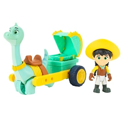 Imagen de Dino Ranch DNR0011 Coche Doctor Min y Clovers, vehículo con Figura, Juguete a Partir de 3 años