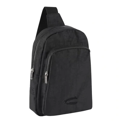 Imagen de camel active Bolso bandolera para hombre, Negro, 21x9x28, 004428