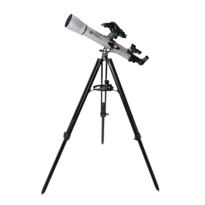 Imagen de Celestron 22450 StarSense Explorer LT 70AZ: telescopio refractor, longitud de tubo 32 pulg (81,3 cm), relación focal f/10, plata/negro