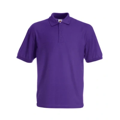 Imagen de Fruit of The Loom SS033M Polo, Morado, Large para Hombre