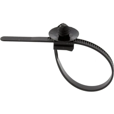 Imagen de Cordón de Anclaje en Bolsa para vehículos Renault/Peugeot/PSA/Citroen, Volkswagen/Opel/Rover, 140 mm x 5 mm, Negro, Paquete 12 Unidades