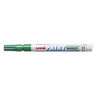 Imagen de Marcador Uni Ball PX 21 Paint Marker Verde, 12 unidades