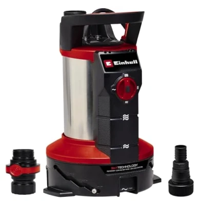 Imagen de Einhell Bomba de aguas sucias GE DP 7935 N a LL ECO 3 en 1 (790 W, Aquasensor, Ø 35 mm tamaño partículas extrañas, máx. 19.500 L/h caudal, incl. conector rápido y adaptador universal)