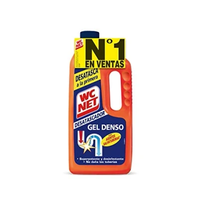 Imagen de WC Net Energy Desatascador Gel para Tuberías, Desatasca a la Primera, 1L