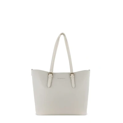 Imagen de Bugatti Ella bolso shopper grande bag in bag, de mano para mujer estilo saffiano en piel sintética, beige