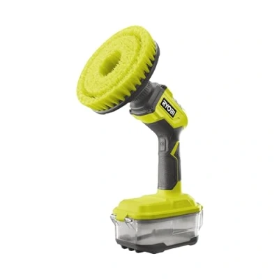 Imagen de RYOBI Cepillo Rotativo Compacto Inalámbrico 18V ONE+ Ø 15cm, Velocidad 210rpm Limpieza sin Esfuerzo para Muebles de Jardín, Paredes Ducha y Barbacoas Batería ni Cargador R18CPS 0